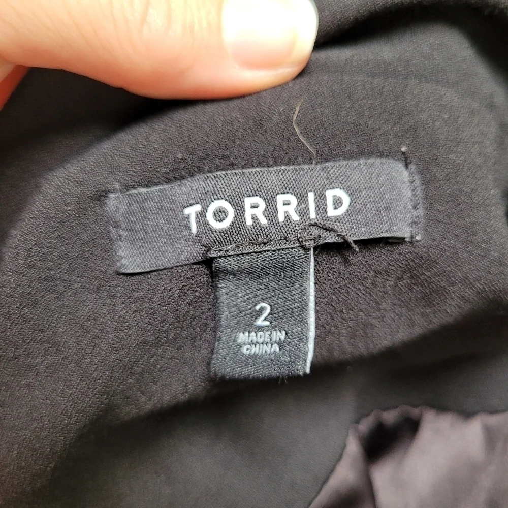 Torrid Black Shrug Blazer